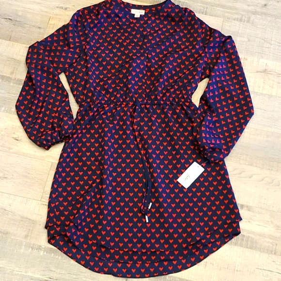 NWT MAISON JULES drawstring dress
